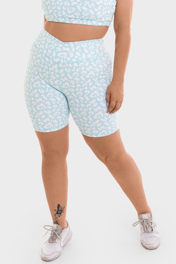 Bacon Active Shorts V-Waist Biker Short // Iced Kalahari
